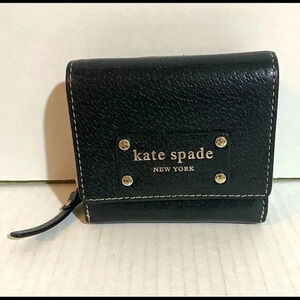 Kate spade black leather wallet